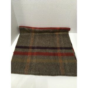 L'Accessorio Italiano Italy Brown Plaid Soft Casual Unisex Scarf